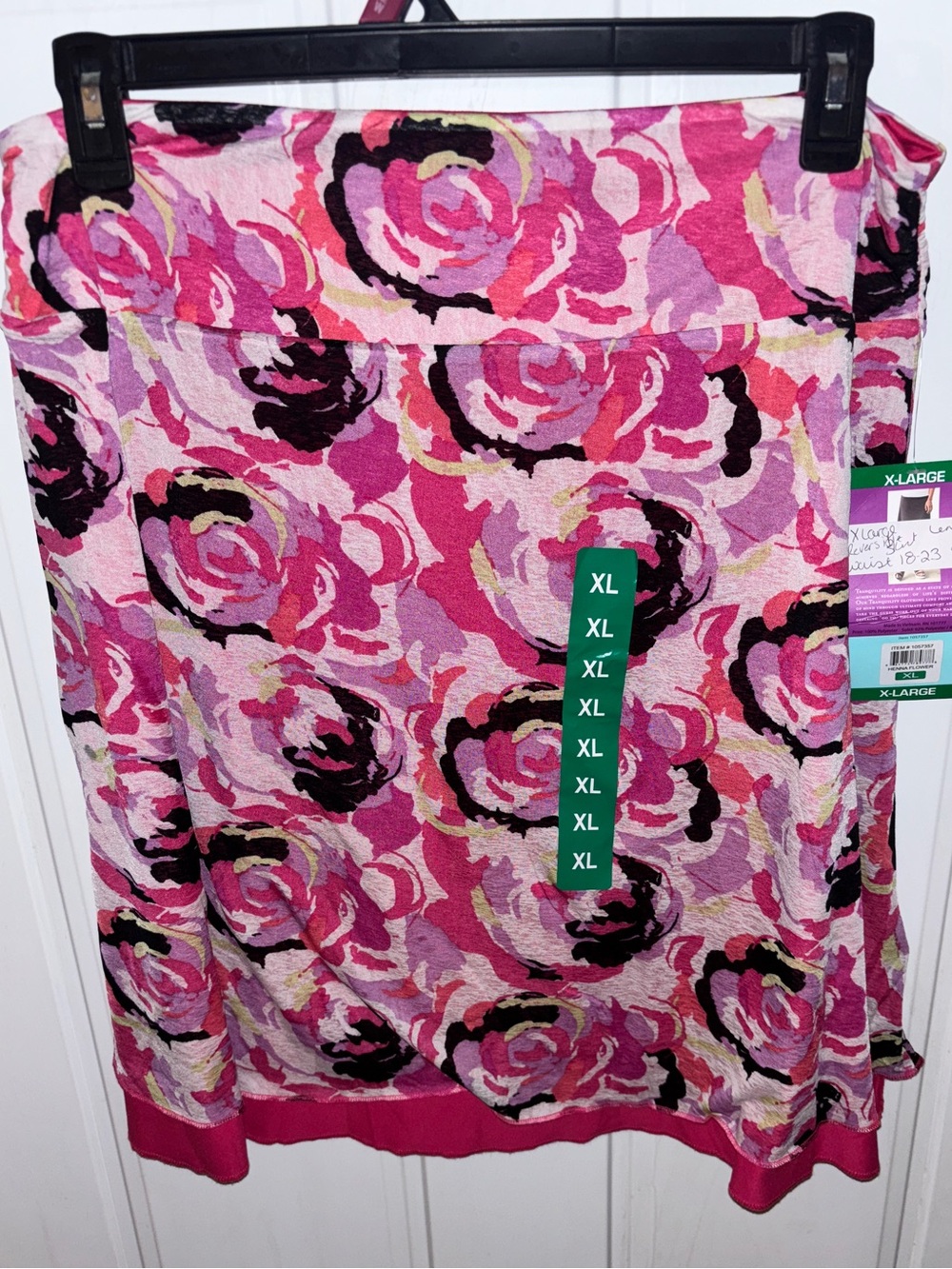 Tranquility by Colorado Clothing Pink Floral Midi Skirt